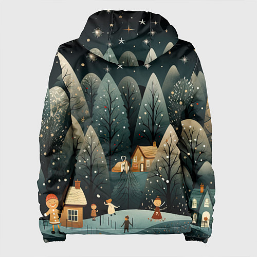 Женская куртка Зимняя страна чудес / 3D-Белый – фото 2