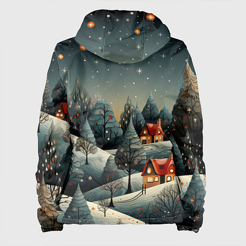 Женская куртка Зимние развлечения на природе / 3D-Белый – фото 2