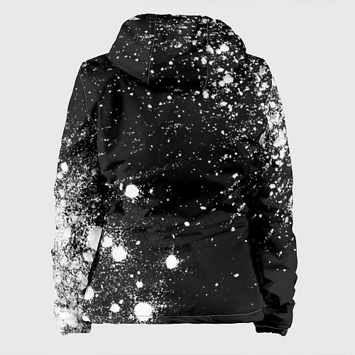 Женская куртка Elden Ring glitch на темном фоне вертикально / 3D-Черный – фото 2