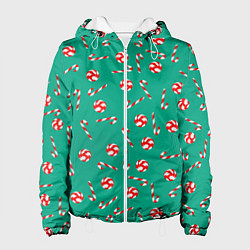 Женская куртка Рождественский дождь из леденцов