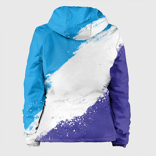 Женская куртка Вольво - триколор / 3D-Белый – фото 2