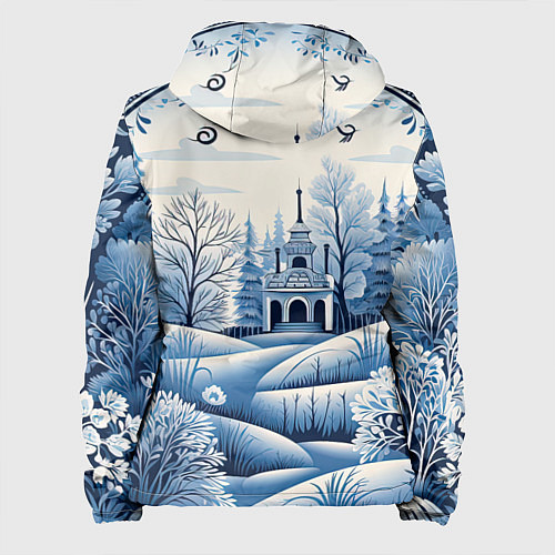 Женская куртка Пушистые завитки / 3D-Черный – фото 2