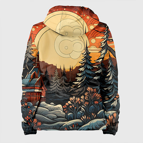 Женская куртка Волшебная роспись / 3D-Черный – фото 2