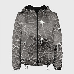 Куртка с капюшоном женская Паутина паука, цвет: 3D-черный