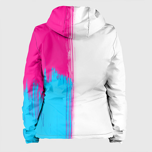 Женская куртка Lindemann neon gradient style по-вертикали / 3D-Черный – фото 2