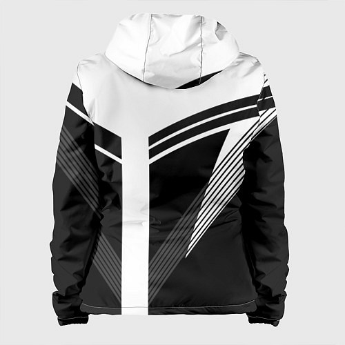 Женская куртка Scania логотип на абстрактном фоне / 3D-Белый – фото 2