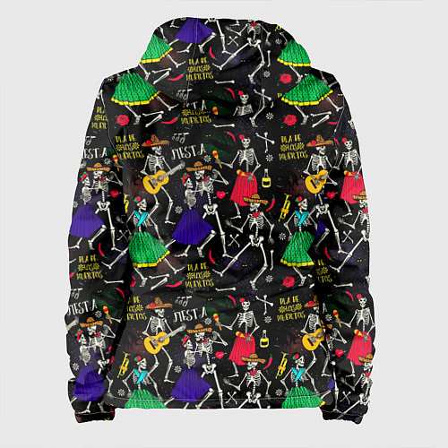 Женская куртка Dia de los muertos / 3D-Черный – фото 2