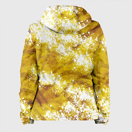 Женская куртка Желто-белая абстракция / 3D-Белый – фото 2