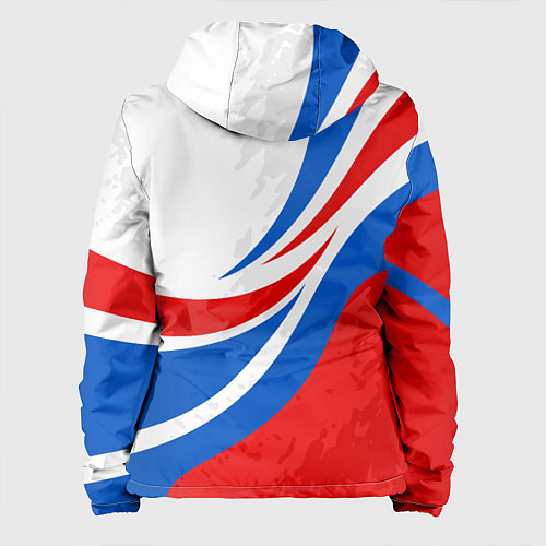 Женская куртка Россия - спортивная униформа / 3D-Белый – фото 2