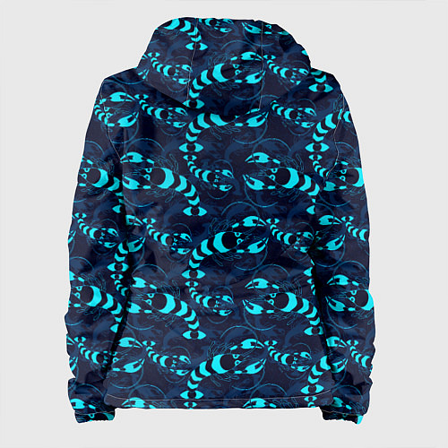 Женская куртка Голубые раки / 3D-Черный – фото 2