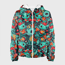 Женская куртка Драконы с ёлками