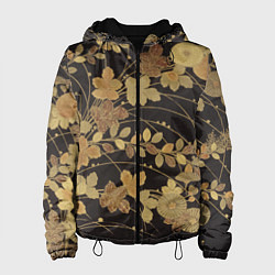 Куртка с капюшоном женская Декоративное искусство, цвет: 3D-черный