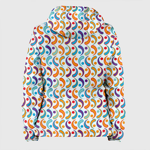 Женская куртка Паттерн из симметричных фигур / 3D-Белый – фото 2