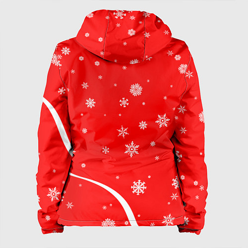 Женская куртка Christmas deer / 3D-Белый – фото 2