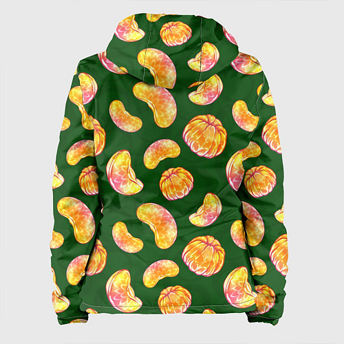 Женская куртка Мандариновые дольки / 3D-Белый – фото 2