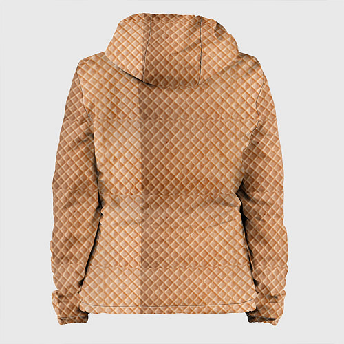 Женская куртка Сладкая вафелька / 3D-Черный – фото 2