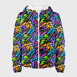 Куртка с капюшоном женская Sharp colored, цвет: 3D-белый