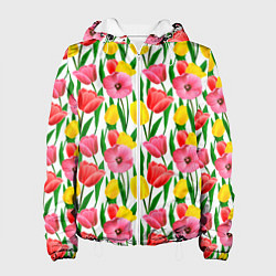 Женская куртка Colorful tulips