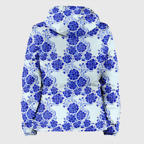 Женская куртка Гжель классика / 3D-Белый – фото 2