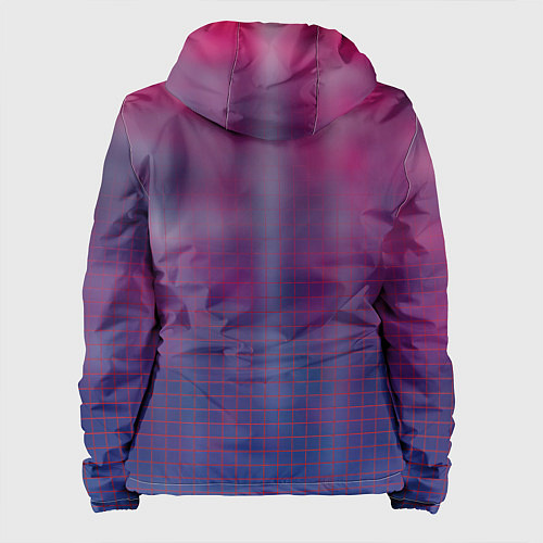Женская куртка Клетчатый паттерн / 3D-Черный – фото 2
