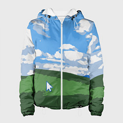 Куртка с капюшоном женская Новый уродливый свитер от майков, цвет: 3D-белый