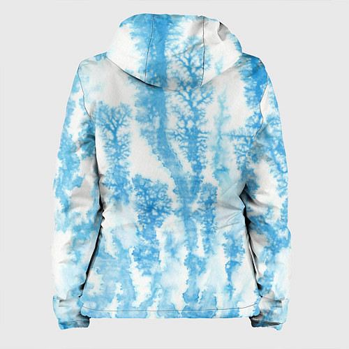 Женская куртка Морозный узор акварель / 3D-Белый – фото 2