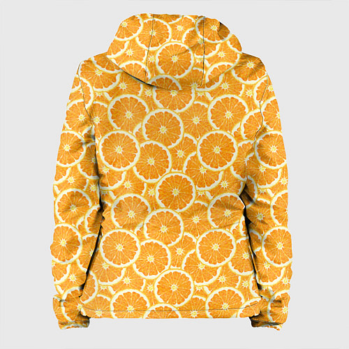 Женская куртка Ломтики апельсина / 3D-Белый – фото 2