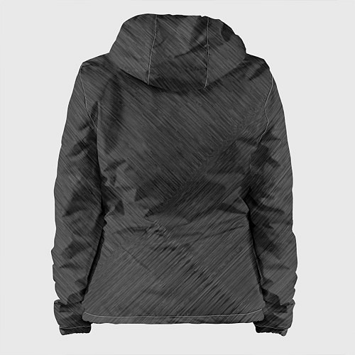 Женская куртка Чёрный полосатая текстура / 3D-Черный – фото 2