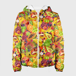 Женская куртка Экзотические фрукты и ягоды