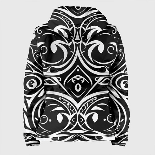 Женская куртка Белое на чёрном / 3D-Черный – фото 2