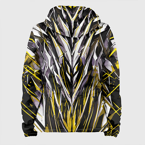 Женская куртка Острый металл жёлтый / 3D-Белый – фото 2