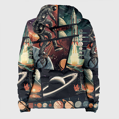 Женская куртка GTA space art / 3D-Белый – фото 2