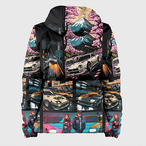 Женская куртка Japanese jdm art / 3D-Белый – фото 2