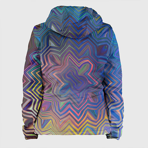 Женская куртка Абстрактная мандала / 3D-Белый – фото 2