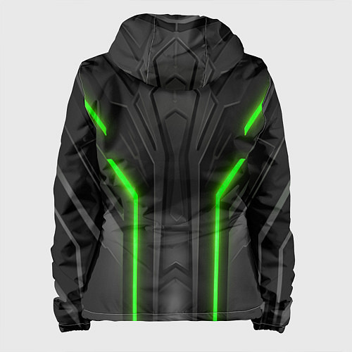 Женская куртка Мерседес неон геометрия / 3D-Белый – фото 2