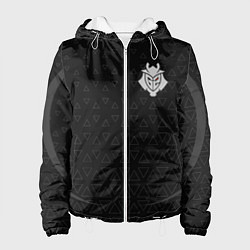 Куртка с капюшоном женская G2 triangle uniform, цвет: 3D-белый