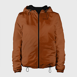 Женская куртка Just brown однотонный