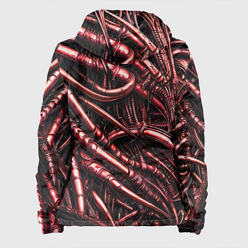 Женская куртка Красные трубки чужих / 3D-Белый – фото 2