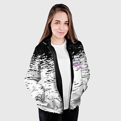Куртка с капюшоном женская GTA vice city краски, цвет: 3D-черный — фото 2