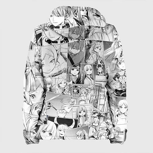 Женская куртка Провожающая в последний путь Фрирен узор / 3D-Белый – фото 2