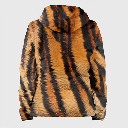 Женская куртка Тигровая шкура / 3D-Белый – фото 2