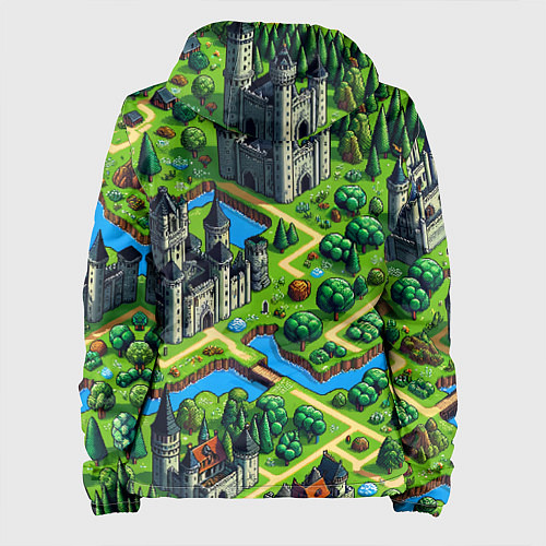 Женская куртка Heroes of Might and Magic - pixel map / 3D-Белый – фото 2