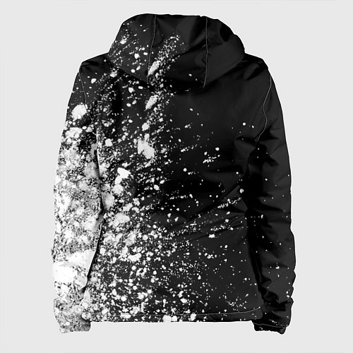 Женская куртка Palworld glitch на темном фоне по-вертикали / 3D-Черный – фото 2