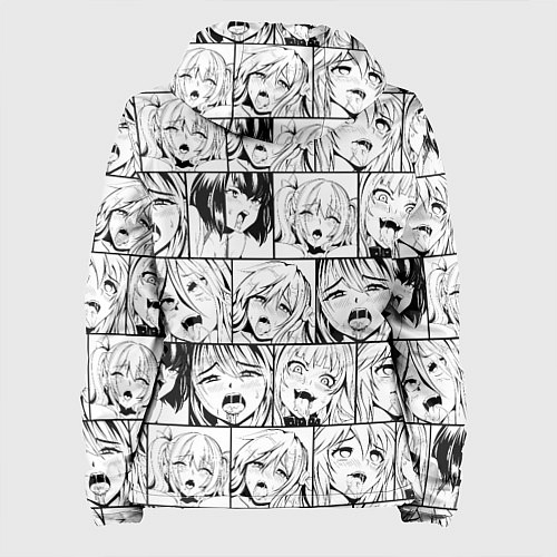 Женская куртка Ahegao pattern / 3D-Белый – фото 2