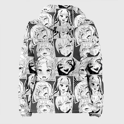 Женская куртка Ahegao узор / 3D-Белый – фото 2