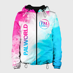 Женская куртка Palworld neon gradient style вертикально