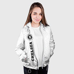 Куртка с капюшоном женская Chelsea sport на светлом фоне по-вертикали, цвет: 3D-белый — фото 2