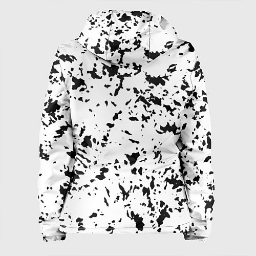 Женская куртка Белый с чёрными пятнышками / 3D-Белый – фото 2