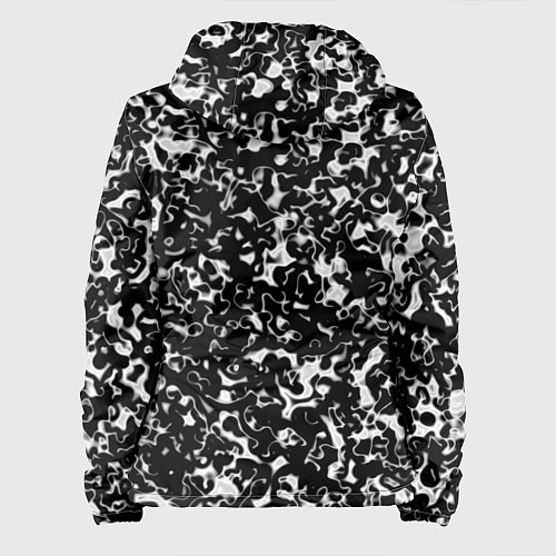 Женская куртка Черный жидкий металл / 3D-Белый – фото 2