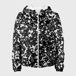 Женская куртка Черный жидкий металл